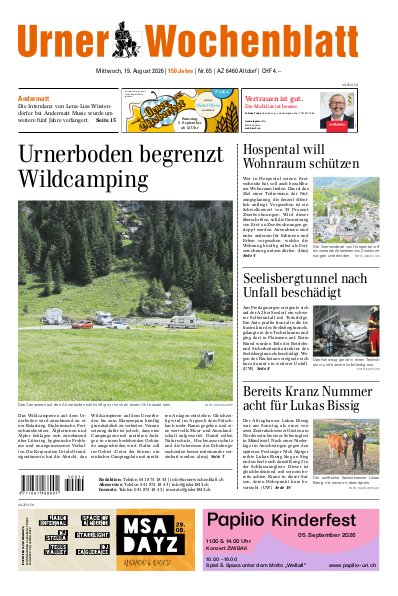 UW 65/2026 19. August